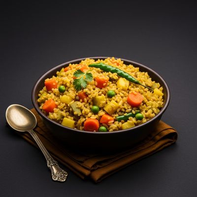 Daliya Mixed Vegetable Dal Khichdi